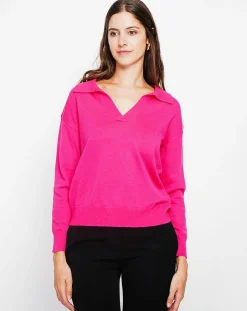Pull Laurence fushia-Assuili