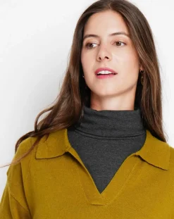 Femme Assuili Pulls^Pull Laurence vert olive