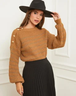 Pull Leana camel-L'Armoire de Suzette Best