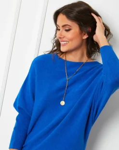 Femme Fleur de cachemire Pulls^Pull Lena Indigo