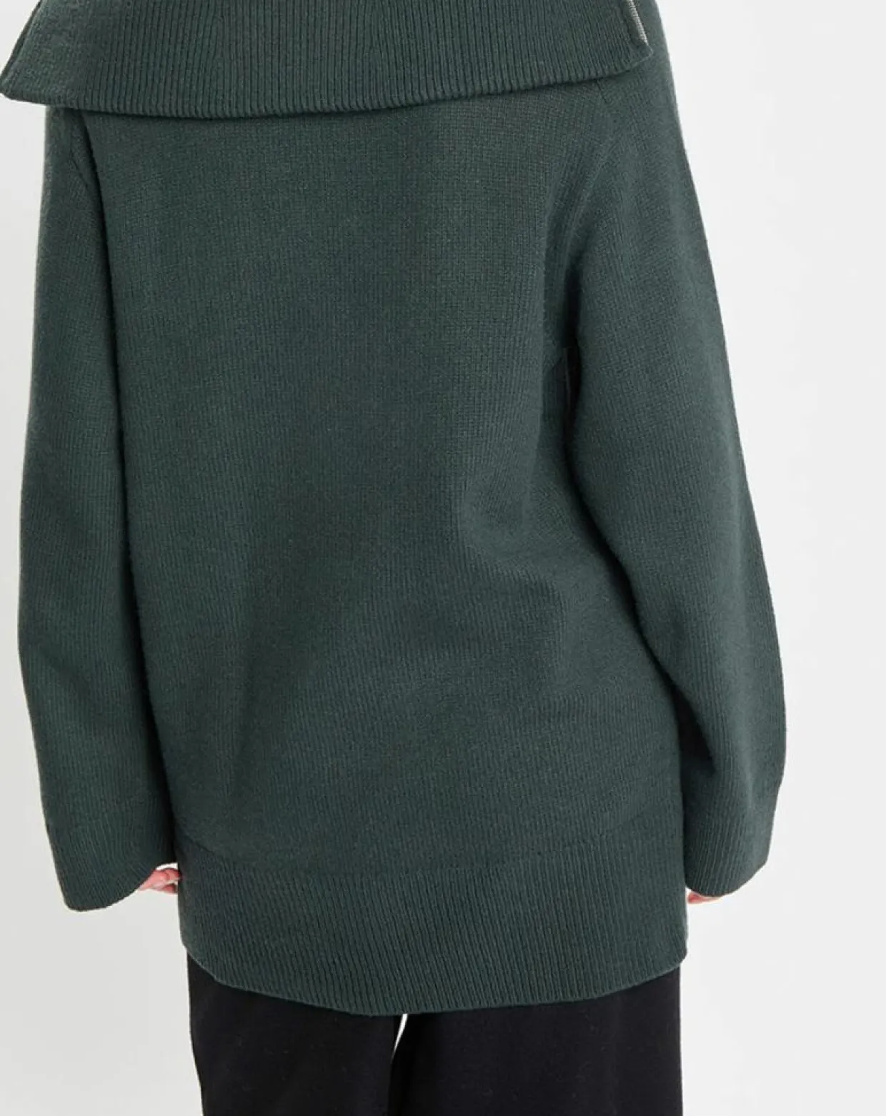 Femme Marc O'Polo Pulls^Pull long en Laine mélangé vert foncé