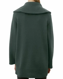 Femme Marc O'Polo Pulls^Pull long en Laine mélangé vert foncé