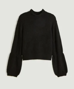 Pull Lorelei col manches bouffantes noir-Rodier Online