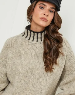 Pull Lou taupe-L'Armoire de Suzette Best