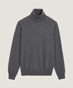 Pull Lucas 100% Laine gris foncé-Rodier Outlet