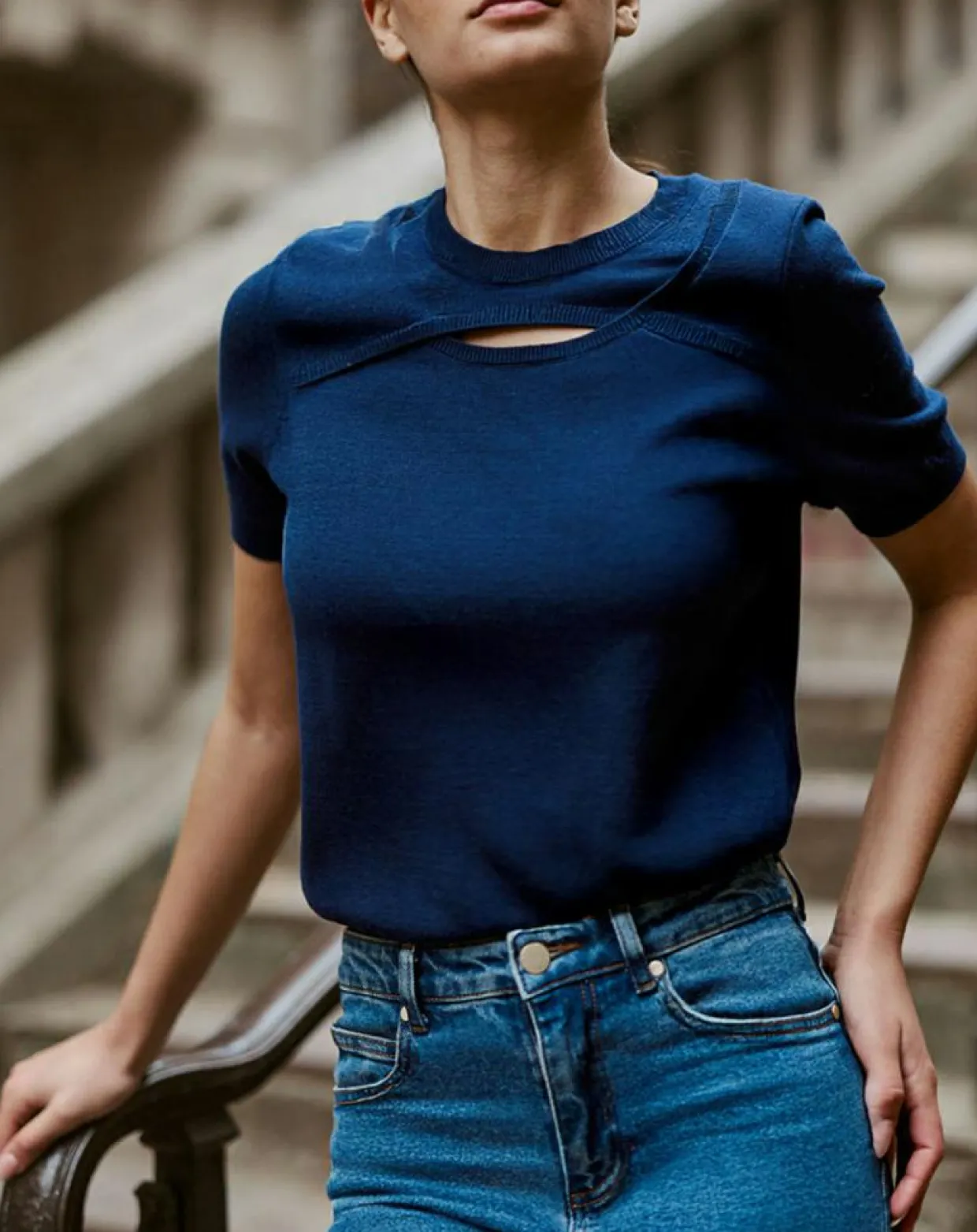 Pull Maiwen marine-La Petite Etoile Hot