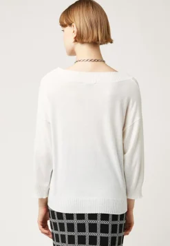 Pull Marie-Chantal ample blanc écru-Rodier Outlet