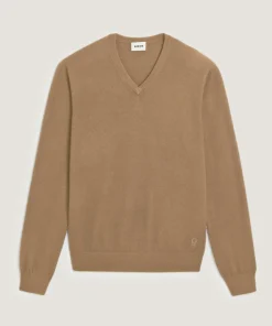 Homme Rodier Pulls^Pull Marius 100% Laine beige foncé