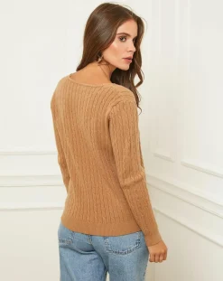 Pull Marta camel-Soft Cashmere