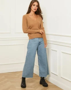 Pull Marta camel-Soft Cashmere