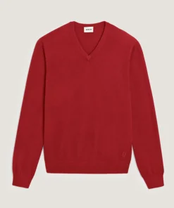 Homme Rodier Pulls^Pull Marvin 100% Laine rouge