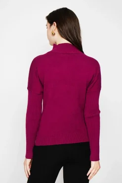Pull Mathilde cerise-Cachemire & Jo Clearance