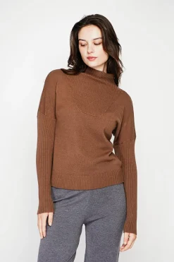 Pull Mathilde marron-Cachemire & Jo New