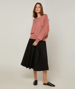 Pull Maximilienne en Laine mélangée bois de rose-Rodier Online
