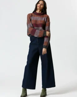 Pull Mia rouge/orange-The Korner New