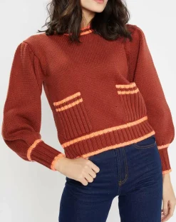 Pull Mouline chocolat-Manoush New