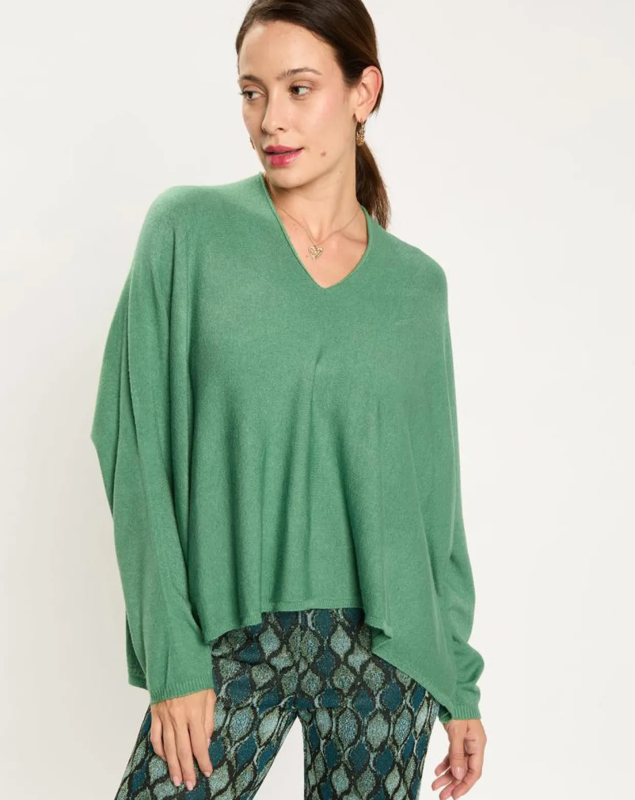 Femme Lauren Vidal Pulls^Pull Naos menthe