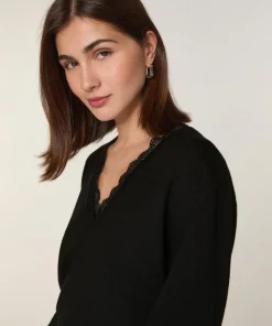 Pull Nora en Laine noir-Rodier Online