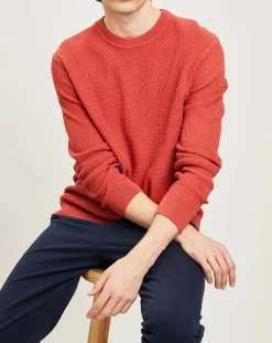 Homme Harris Wilson Pulls^Pull Ocean brique