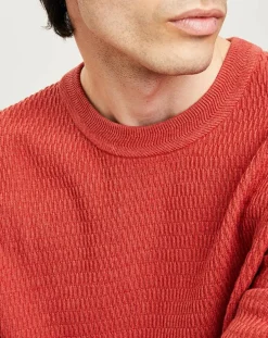 Homme Harris Wilson Pulls^Pull Ocean brique
