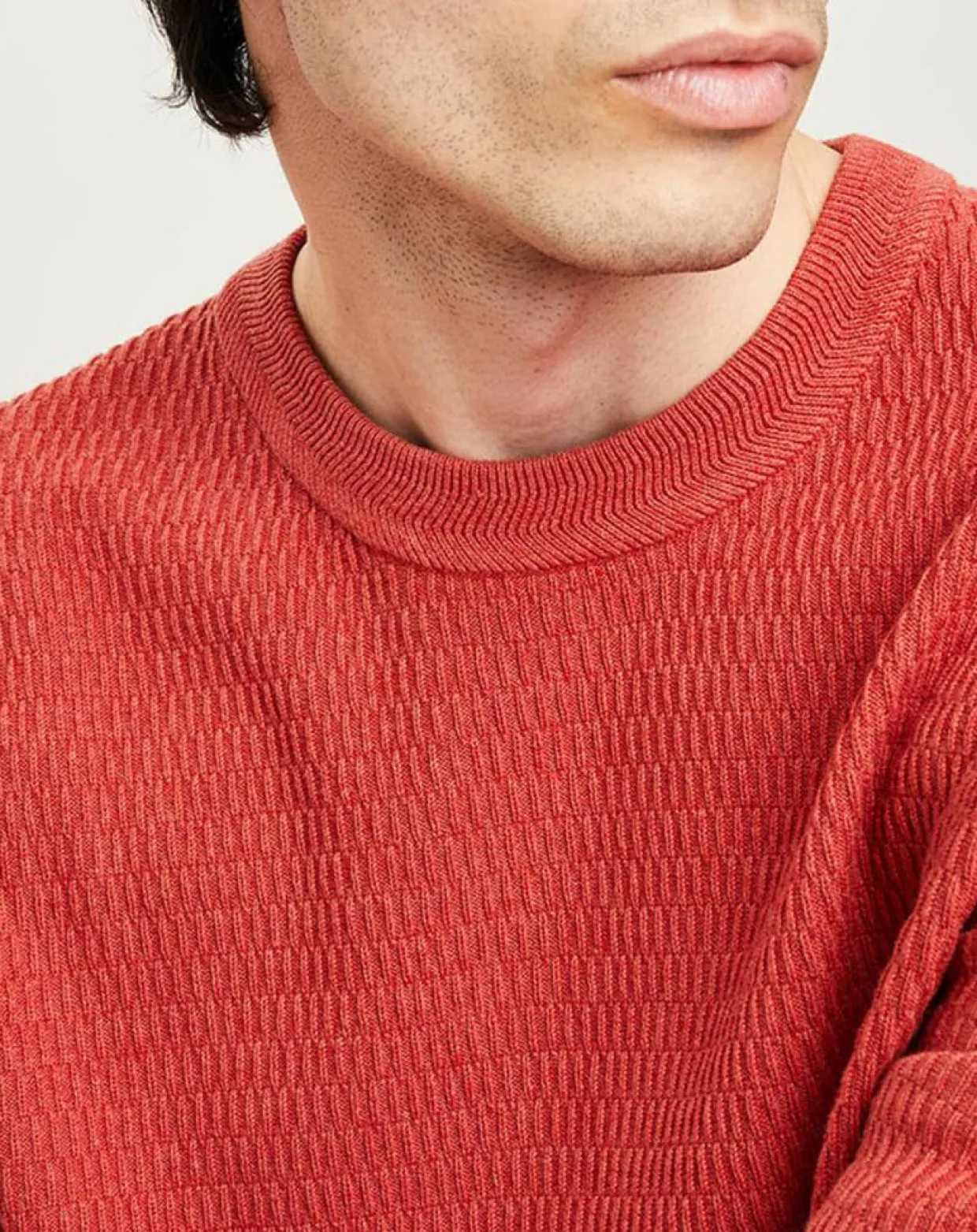 Homme Harris Wilson Pulls^Pull Ocean brique