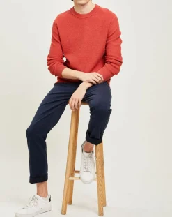 Homme Harris Wilson Pulls^Pull Ocean brique