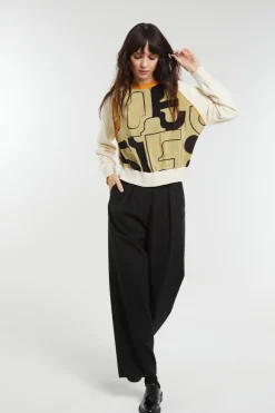Femme Mapoesie Pulls^Pull Olympe Craie