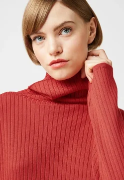 Femme Rodier Pulls^Pull Ornella large col roulé orange rouille