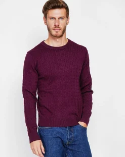 Homme Cachemire & Jo Pulls^Pull Pierre bordeaux