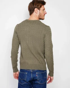 Homme Cachemire & Jo Pulls^Pull Pierre kaki