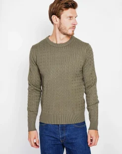 Homme Cachemire & Jo Pulls^Pull Pierre kaki