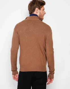 Homme Cachemire & Jo Pulls^Pull Pierre marron