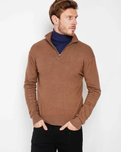 Homme Cachemire & Jo Pulls^Pull Pierre marron