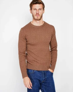 Pull Pierre marron-Cachemire & Jo Online