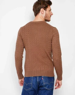 Pull Pierre marron-Cachemire & Jo Online