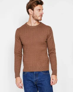 Pull Pierre marron-Cachemire & Jo Online