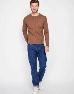 Pull Pierre marron-Cachemire & Jo Online