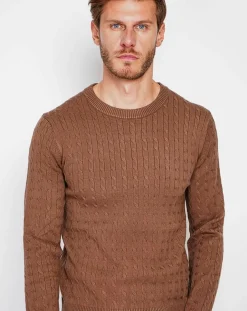 Pull Pierre marron-Cachemire & Jo Online