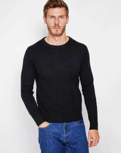 Pull Pierre noir-Cachemire & Jo Discount