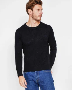 Pull Pierre noir-Cachemire & Jo Discount