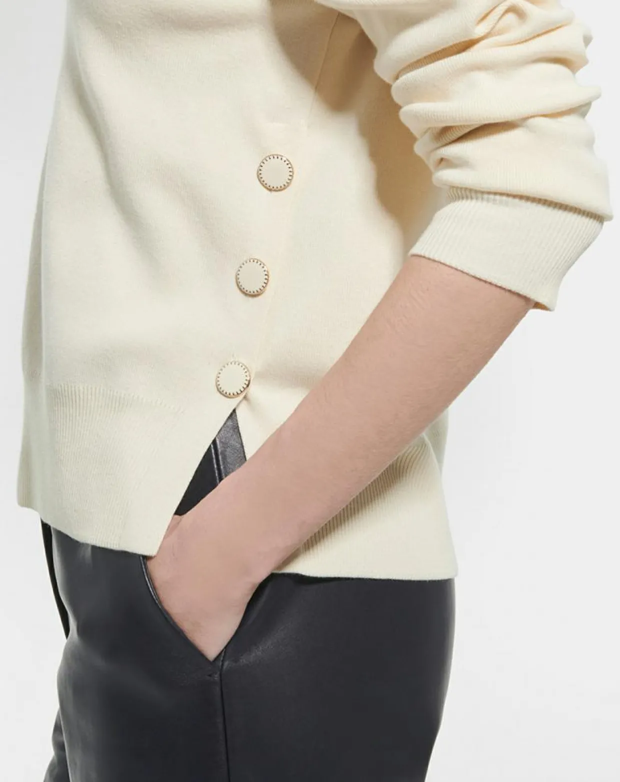Pull Polo ecru-Zapa New
