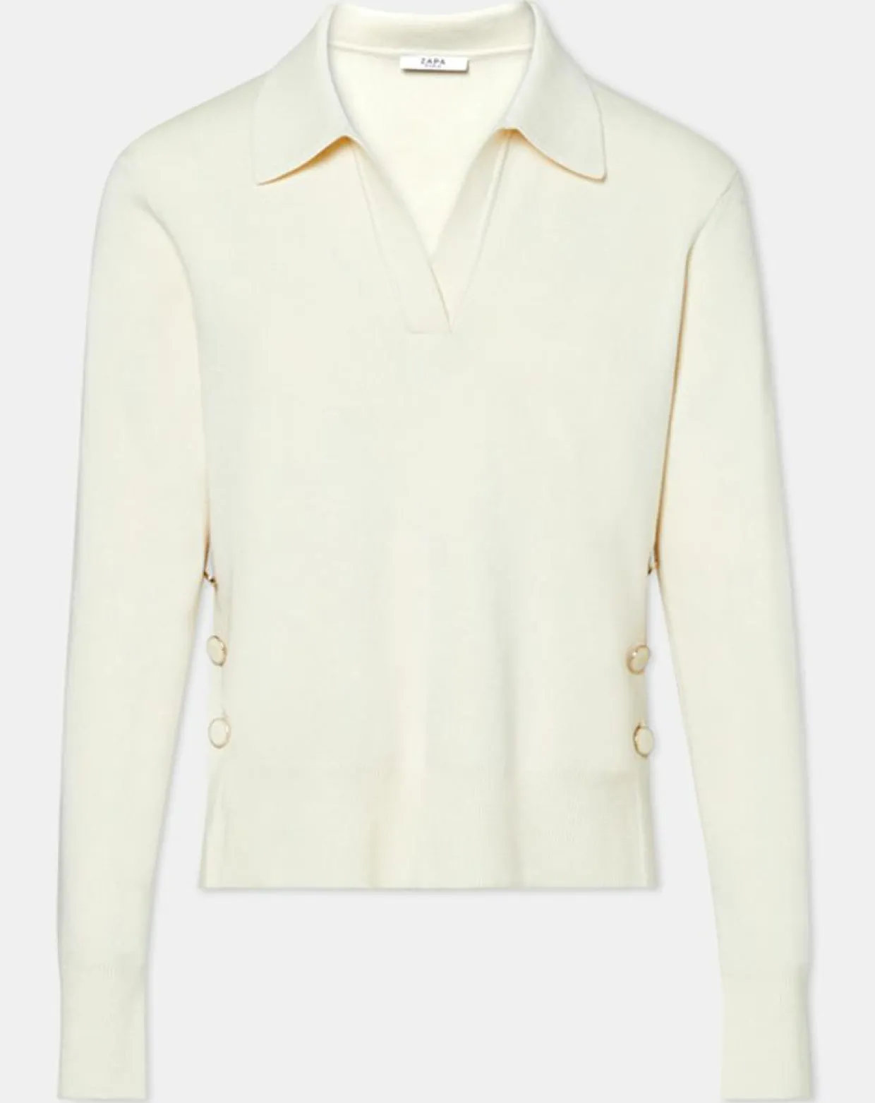 Pull Polo ecru-Zapa New