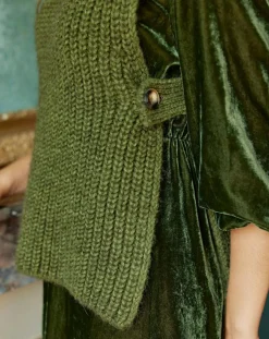 Femme Lauren Vidal Pulls^Pull poncho en Alpaga mélangé Billie mousse