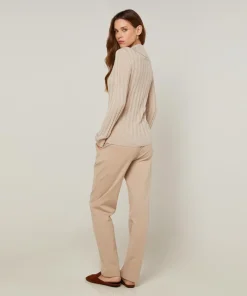 Pull Raymonde en Laine mélangée beige-Rodier Outlet