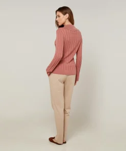Femme Rodier Pulls^Pull Salomé en Laine mélangée bois de rose