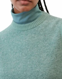 Pull sans manches en Laine & Alpaga mélangés vert-Marc O'Polo Clearance