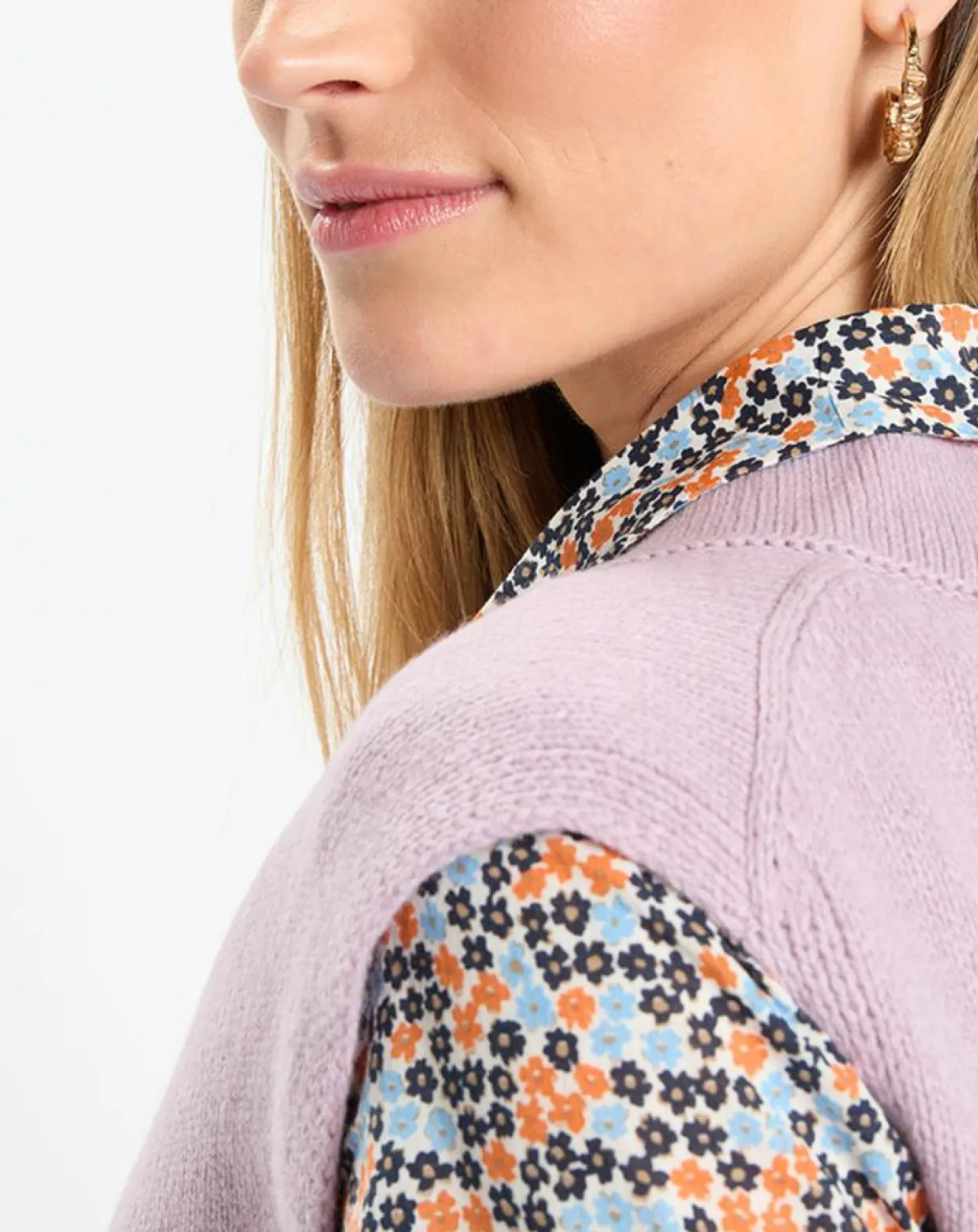 Femme Marc O'Polo Pulls^Pull sans manches en Laine mélangée violet clair