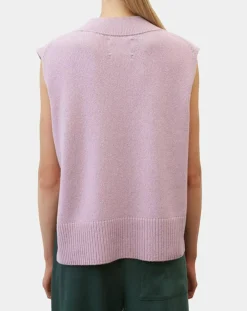 Femme Marc O'Polo Pulls^Pull sans manches en Laine mélangée violet clair
