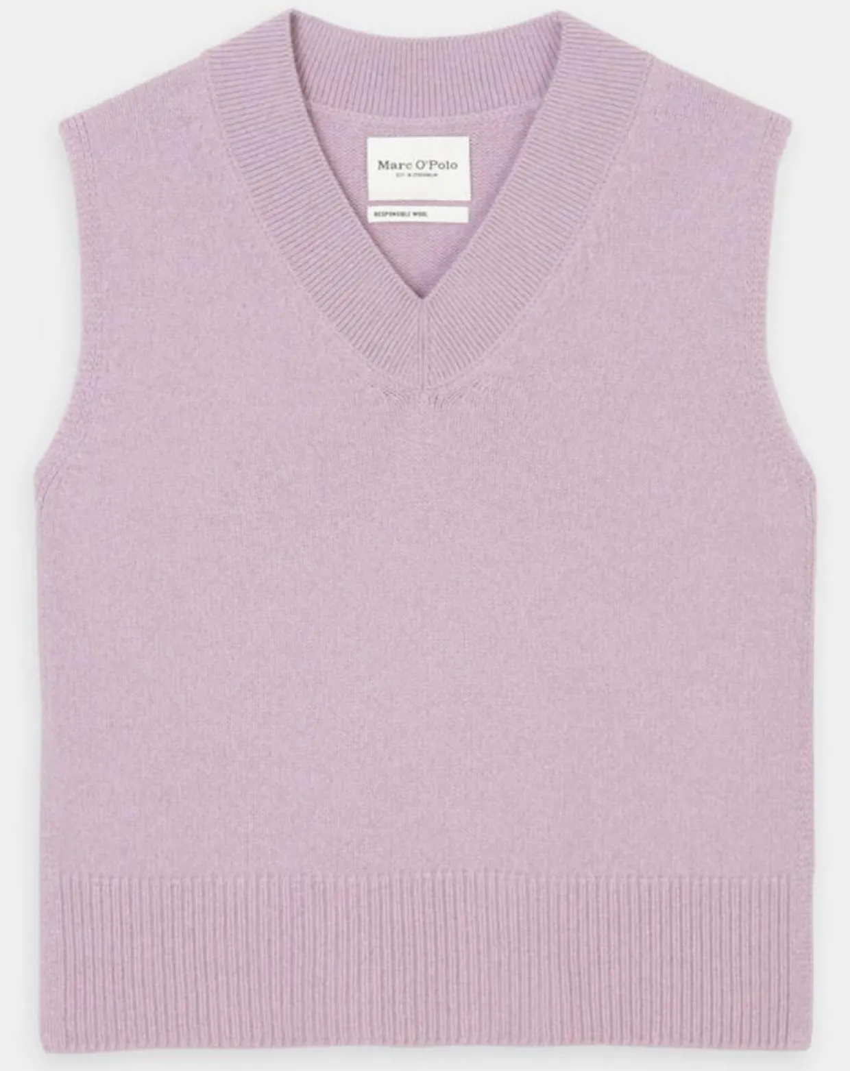 Femme Marc O'Polo Pulls^Pull sans manches en Laine mélangée violet clair