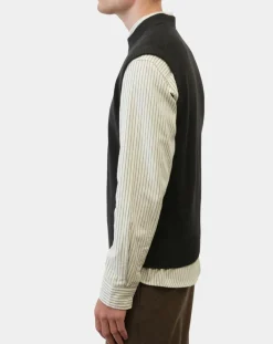 Homme Marc O'Polo Pulls^Pull sans manches en Laine & Coton noir